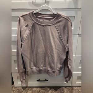 Abercrombie & Fitch Women's Crewneck Sweater - Light Gray/Taupe/Lavender Hue S